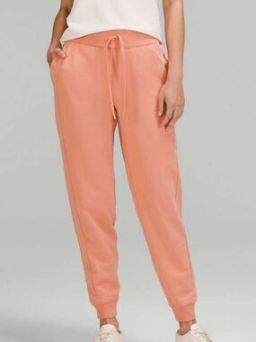 Lululemon Scuba High-Rise French Terry Jogger - Pink Savannah